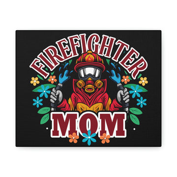 Firefighter Mom Canvas