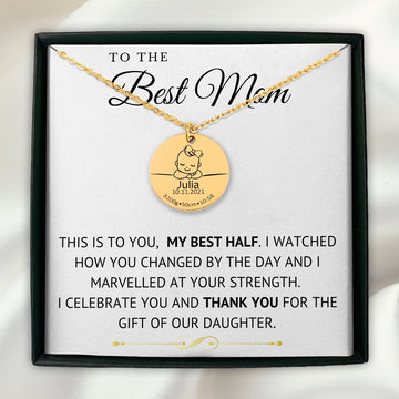 Custom Best Mom Necklace