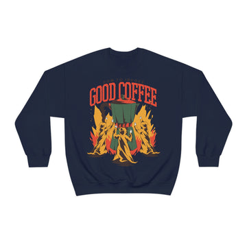 Invoking Good Coffee Unisex Crewneck Sweatshirt