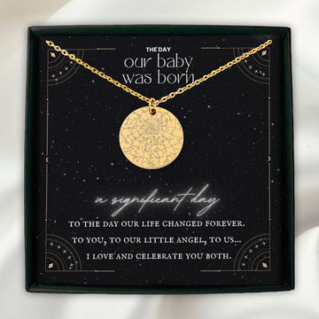 Custom Star Map Necklace